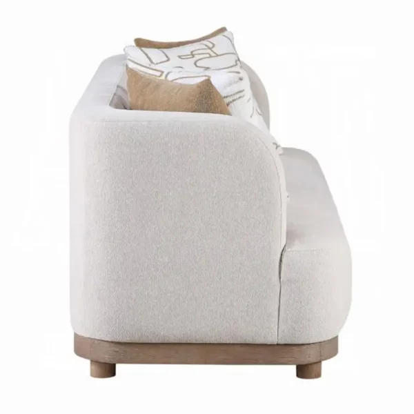Duncan Beige Sofa with Pillows by ACME - Image 2