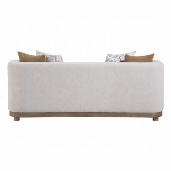 Duncan Beige Sofa with Pillows by ACME - Image 3