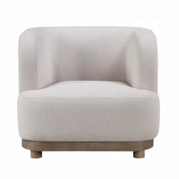 Duncan Beige Living Room Chair by ACME - Image 2
