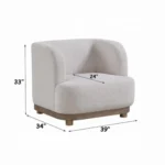 Duncan Beige Living Room Chair by ACME - Image 5