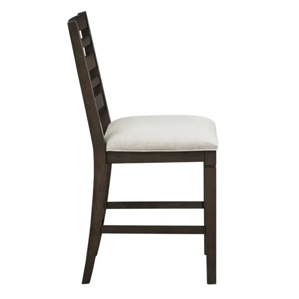 Victoria Espresso Bar Counter High Chair Set Of 2 By Homelegance - Image 2