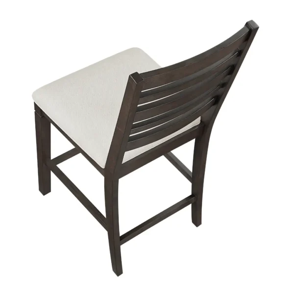 Victoria Espresso Bar Counter High Chair Set Of 2 By Homelegance - Image 4
