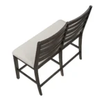 Victoria Espresso counter height chair with back By Homelegance - Image 3