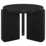 Cordova 3-Piece Black Coffee Table Set By Coaster Furniture - Image 7
