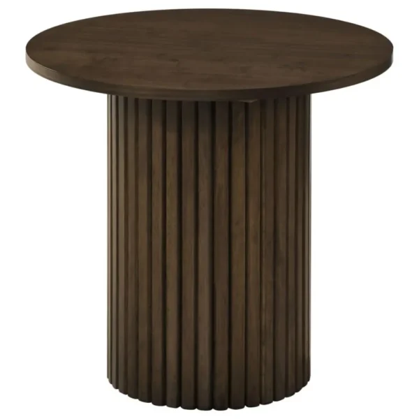 Hamlyn Round Fluted End Table By Coaster Furniture - Image 3