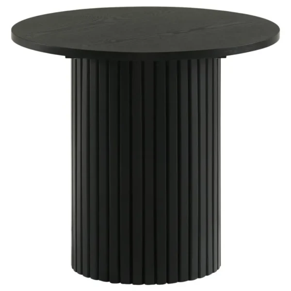 Hamlyn Round Fluted End Table By Coaster Furniture - Image 4