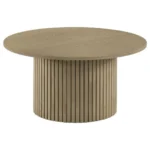 Hamlyn Round Pedestal Coffee Table By Coaster Furniture - Image 2