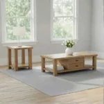 Beasley Rustic Coffee Table with Storage By Coaster Furniture - Image 8