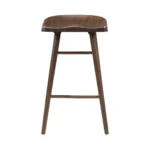 Oliver Brown Pub wood stool chair Set Of 2 By Homelegance - Image 2