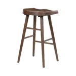 Oliver Brown Pub wood stool chair Set Of 2 By Homelegance - Image 6