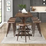 Oliver Brown Counter Height Bar Table By Homelegance - Image 6