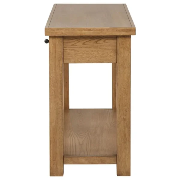 Beasley 2-Drawer Rustic Wood Console Table By Coaster Furniture - Image 5