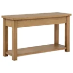 Beasley 2-Drawer Rustic Wood Console Table By Coaster Furniture - Image 6