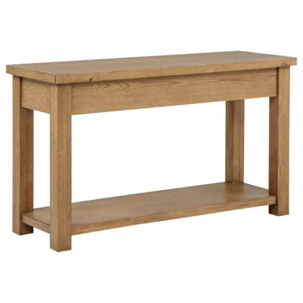Beasley 2-Drawer Rustic Wood Console Table By Coaster Furniture - Image 6