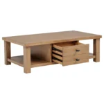 Beasley Rustic Coffee Table with Storage By Coaster Furniture - Image 3