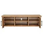 Beasley 2-Door 71-Inch Rustic TV Console By Coaster Furniture - Image 3