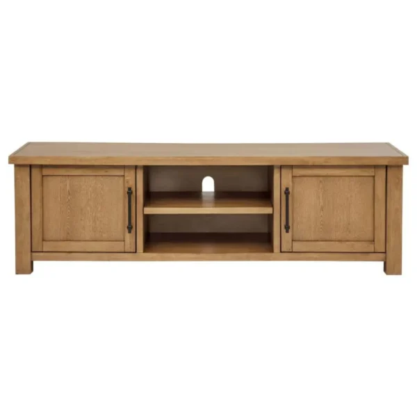 Beasley 2-Door 71-Inch Rustic TV Console By Coaster Furniture - Image 5