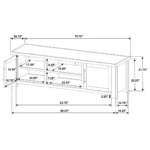 Beasley 2-Door 71-Inch Rustic TV Console By Coaster Furniture - Image 10