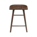 Oliver Brown Counter Height Stool Chair Wood Set Of 2 By Homelegance - Image 5