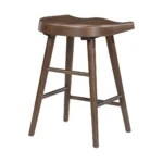 Oliver Brown Counter Height Stool Chair Wood Set Of 2 By Homelegance - Image 6