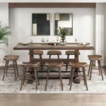 Wood Counter Height Dining Set