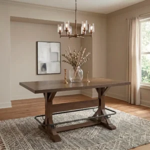 Wood Counter Height Dining Table
