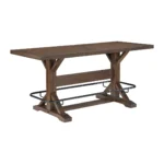 Oliver Wood Counter Height Dining Table By Homelegance - Image 3