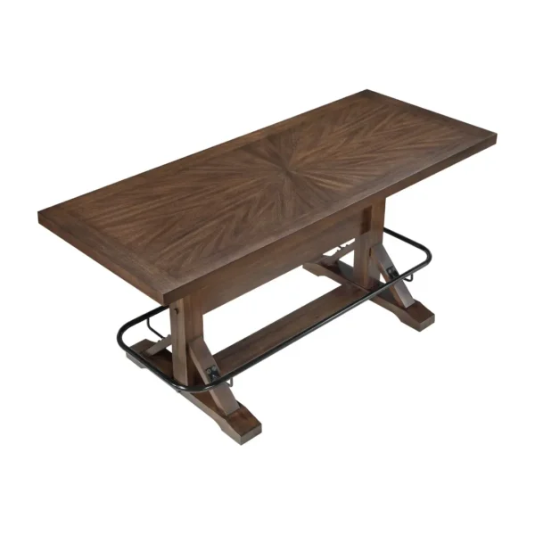 Oliver Wood Counter Height Dining Table By Homelegance - Image 4