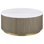 Jason Round Marble Top Coffee Table By Coaster Furniture - Image 3