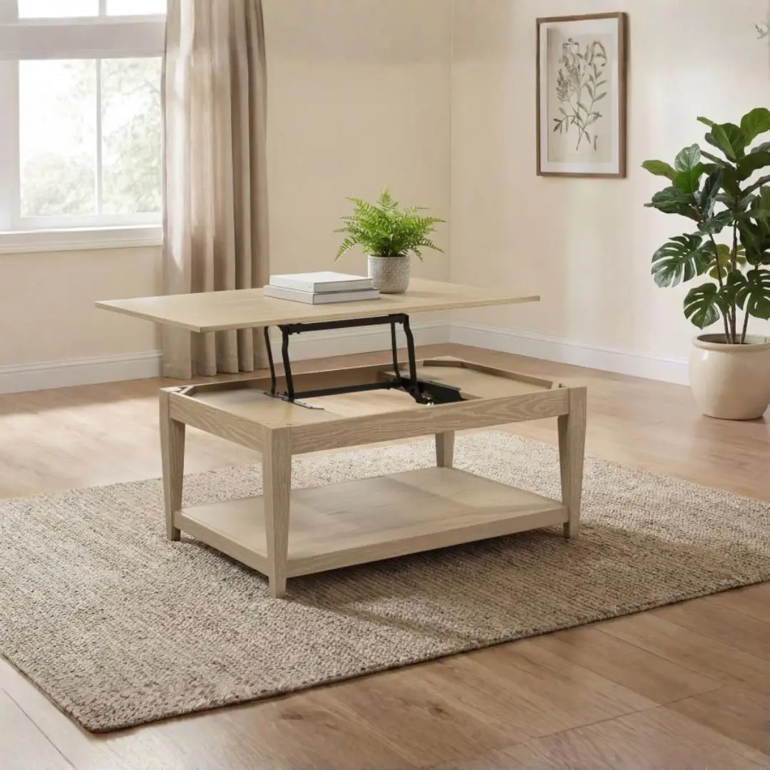 Lindenton Coffee Table with Storage and Lift Top By Coaster Furniture | U-Trade Furniture Coffee Table with Storage and Lift Top