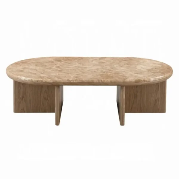 Markku Coffee Table Marble Top by ACME - Image 2
