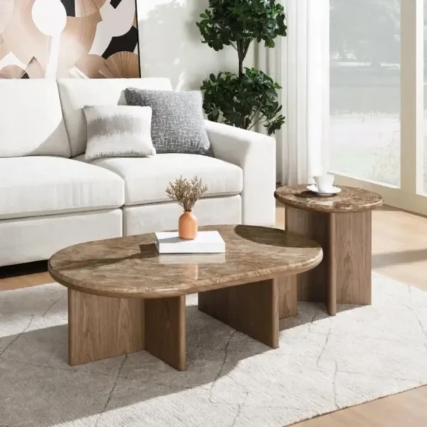 Markku Coffee Table Marble Top by ACME - Image 5