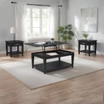 Lindenton Wooden Coffee Table Set of 3 By Coaster Furniture - Image 2