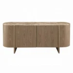 Markku Marble Top Console Table with Storage by ACME - Image 2