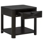 Marcelo Wood End Table with Storage By Coaster Furniture - Image 3