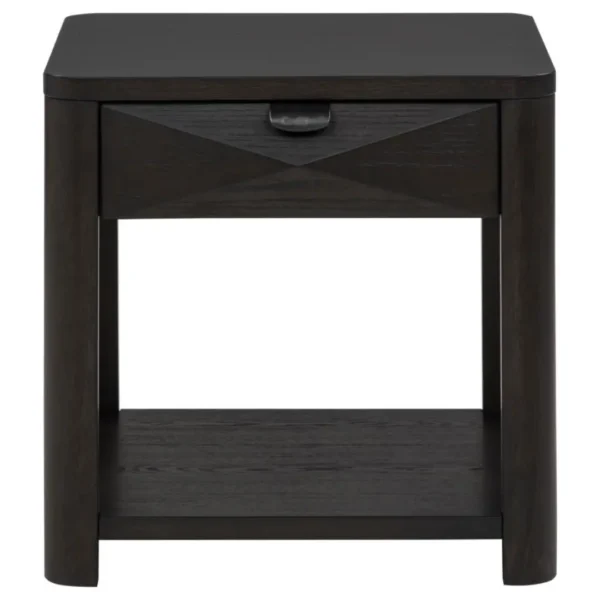 Marcelo Wood End Table with Storage By Coaster Furniture - Image 4