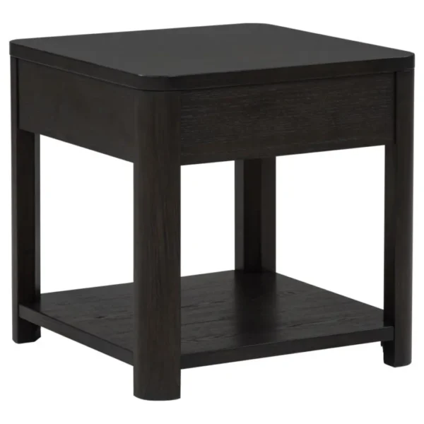 Marcelo Wood End Table with Storage By Coaster Furniture - Image 6