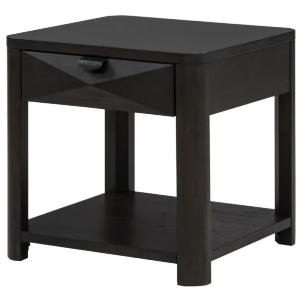 Marcelo Wood End Table with Storage By Coaster Furniture - Image 7