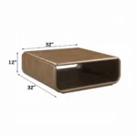 Lanza Walnut Coffee Table by ACME - Image 3