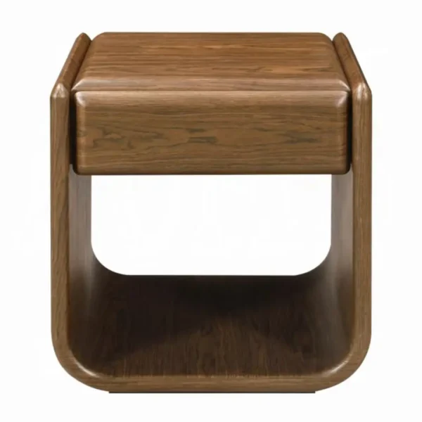Lanza Walnut End Table with Drawer by ACME - Image 2