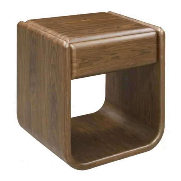 Lanza Walnut End Table with Drawer by ACME - Image 3