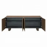 Lanza Wood Console Table with Storage by ACME - Image 3