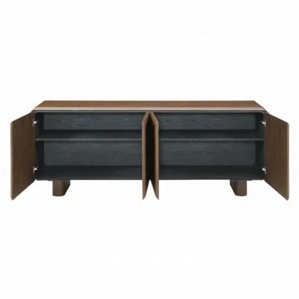 Lanza Wood Console Table with Storage by ACME - Image 3