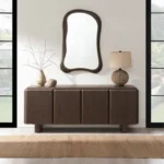 Lanza Wood Console Table with Storage by ACME - Image 5