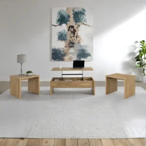 Wooden Coffee Table Set
