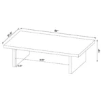 Max Black Living Room Coffee Table set By Coaster Furniture - Image 10