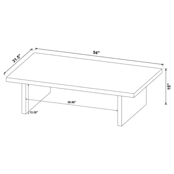 Max Black Living Room Coffee Table set By Coaster Furniture - Image 10