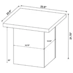Max Black Living Room Coffee Table set By Coaster Furniture - Image 9