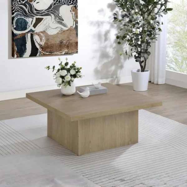 Devar Square Coffee Table Wood By Coaster Furniture - Image 6