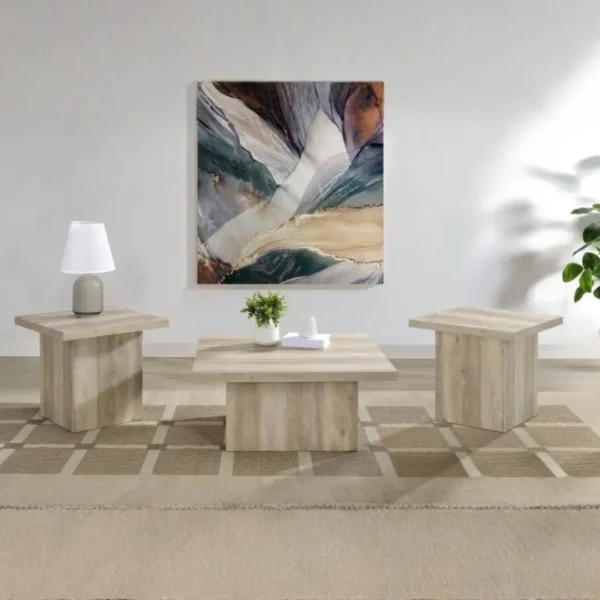 Devar Square Coffee Table Set of 3 By Coaster Furniture - Image 5